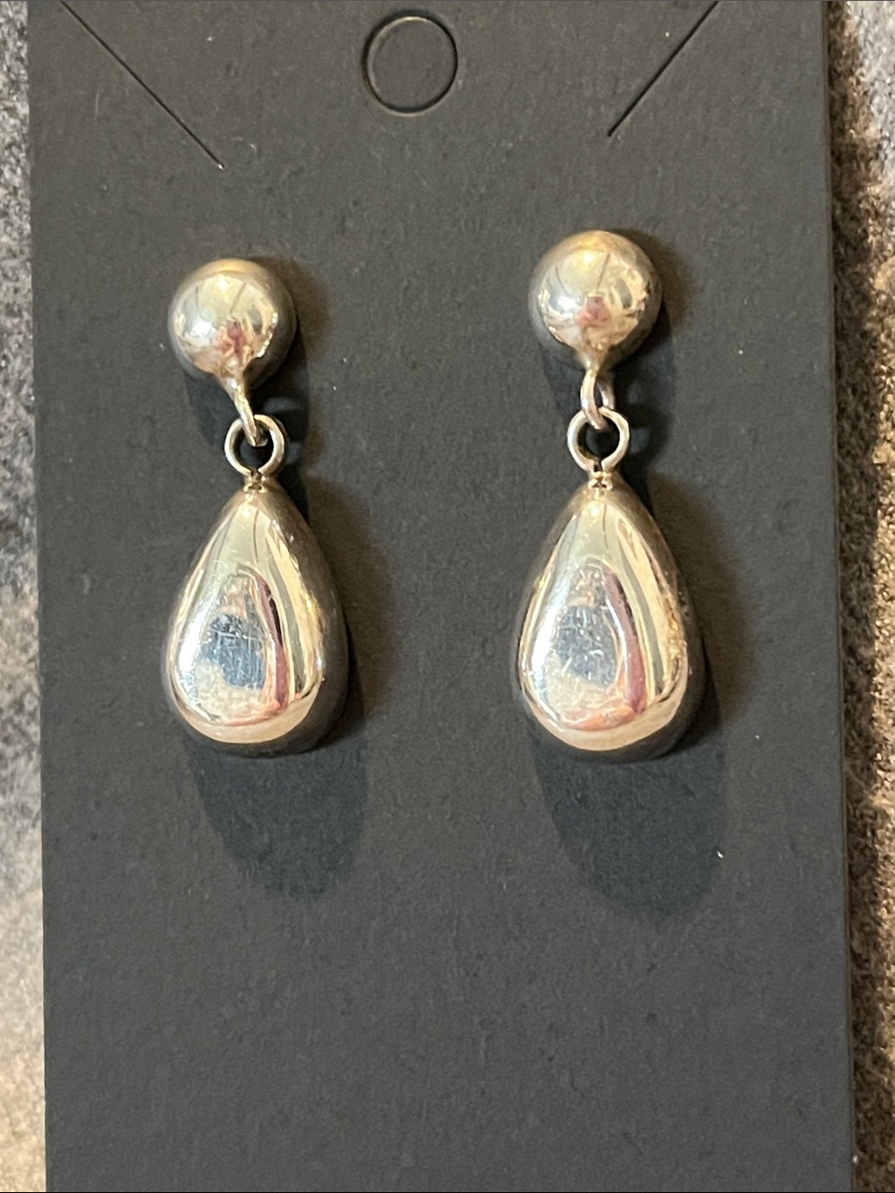Sterling Teardrop Mexico Earrings